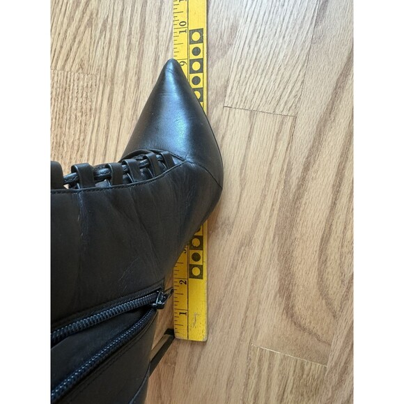 ALDO Jonasson Lace Up Ankle Booties Stiletto Heels Women’s‎ Size 7 Made Brazil - Picture 11 of 12